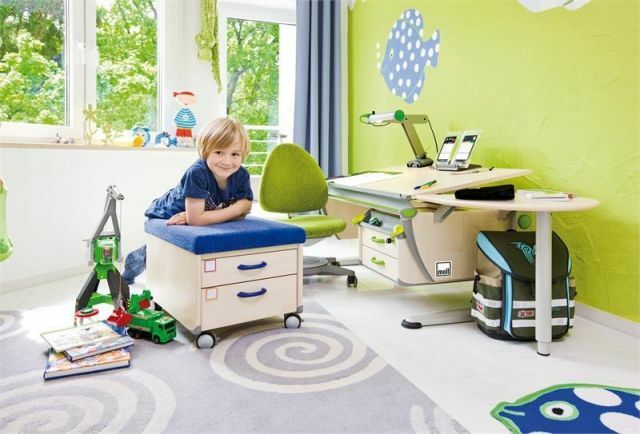 Design et barns plads til to drenge: muligheder og elementer interiør soveværelse