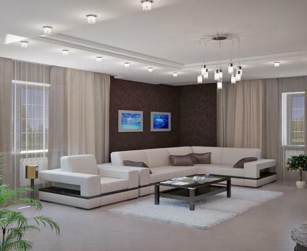 Before the beginning of repair works it is necessary to be defined with design of a hall and with selection of furniture