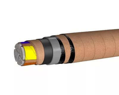 Oil impregnated paper cable