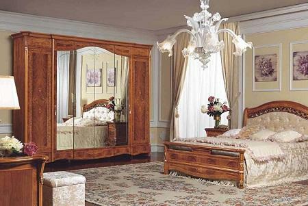 The Italian bedroom is very luxurious and expensive