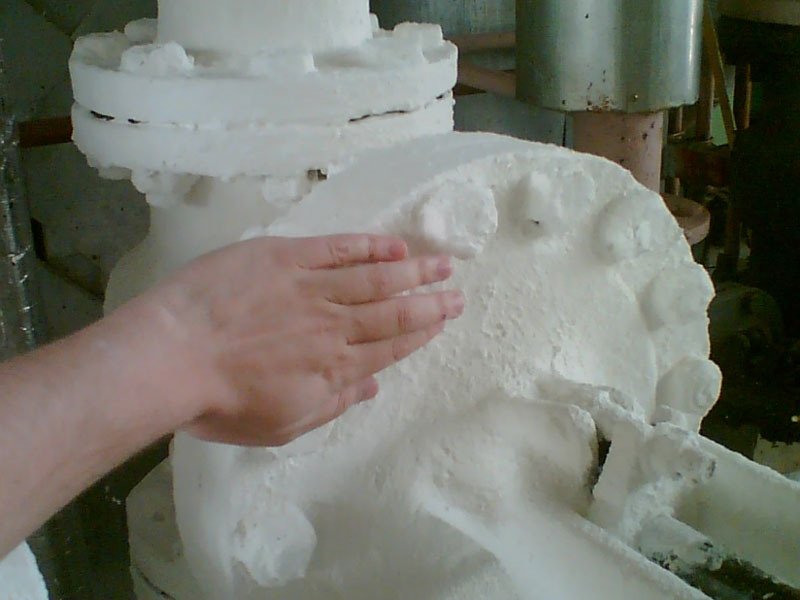 Keramikos sluoksnis apsaugo šilumos energijos perdavimo į išorinės aplinkos