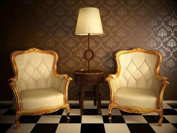 Make the interior of the guest room exquisite with a beautiful chair in a classic style