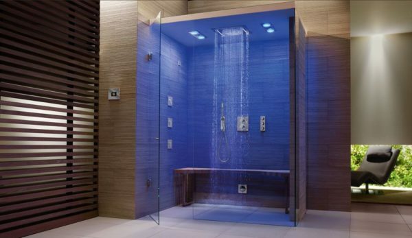 Shower stall without pallet