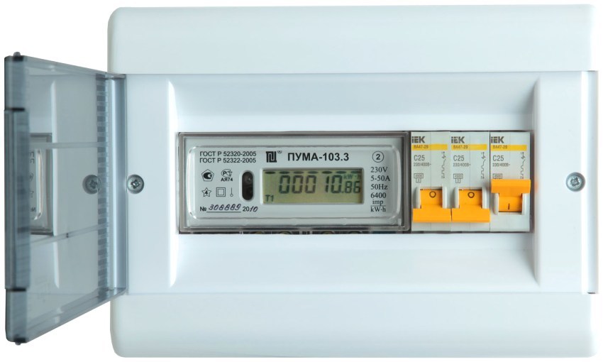 Duas tarifa medidor de energia elétrica PUMA-103,3