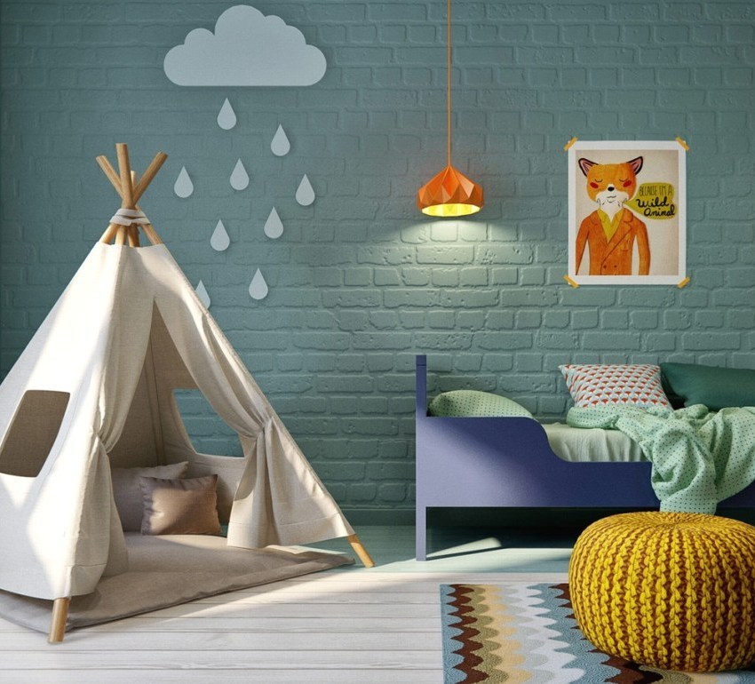 Disain lapse tuba poiss: foto näiteid mugav ruum