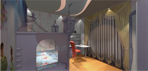 Desain proyek kamar anak-anak untuk seorang gadis: ide desain interior, dekorasi wallpaper