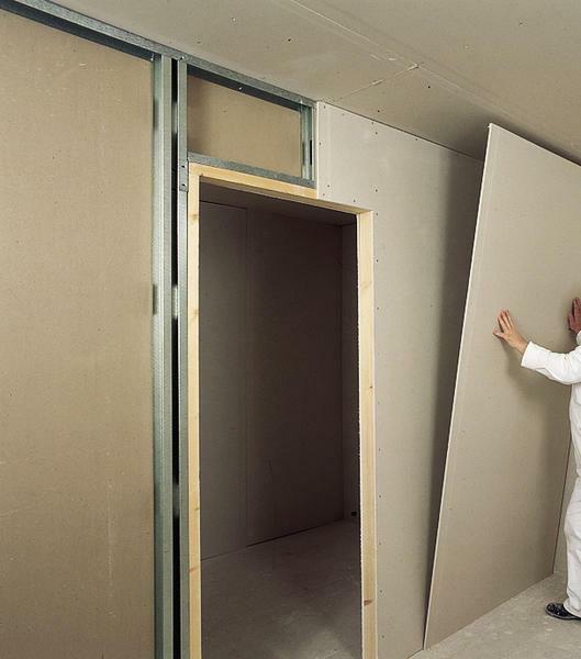 Gypsum plasterboard partitions are fire resistant, and still provide additional sound insulation