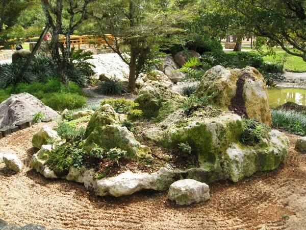 Rockeries - varianta, v kateri je glavni ne rastline in kamenje