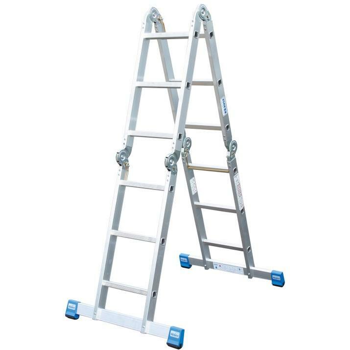 Ladder Krause: Krause universal, Stabilo engsel, Korda dan ulasan Tribo 3x12, Corda dan Multimatic 4x4
