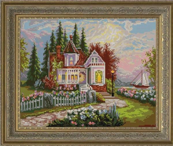 Cross-stitch embroidered house designs: fulfillment of desires, free of charge happy new year, gingerbread and puppet, set of dreams