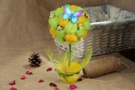 Homemade lucht Topiary - een prachtig geschenk dat zal een beroep op zowel kinderen als volwassenen