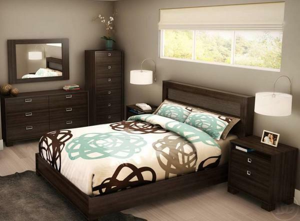 Design of a small bedroom photo 2017 modern ideas: interior stylish small