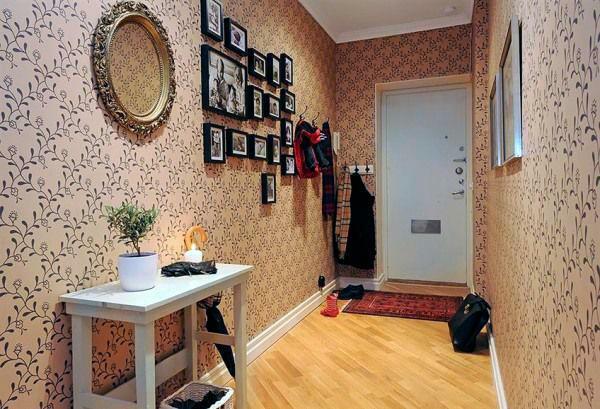 Popravilo hodniki: fotografijo v stanovanju s svojimi rokami oblikovanja dveh sob, nedavno obnovljeni hiši, kjer je za začetek