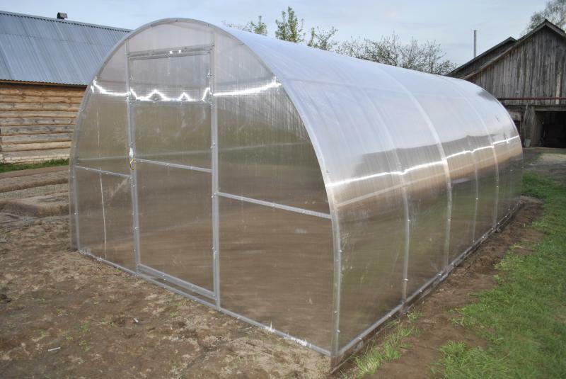 Drivhus "Summer bosatt" - et økonomisk alternativ for eiere som ikke kommer til å bruke mye penger for et drivhus
