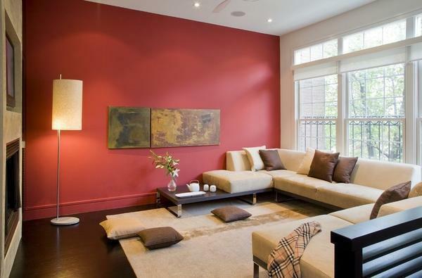 Wallpaper burgundy colors are best suited for decorating living rooms or study rooms