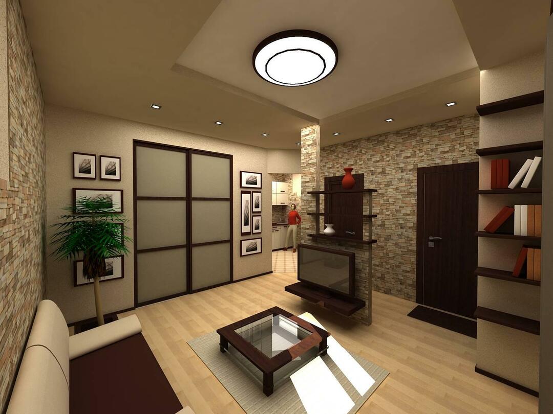 Udvidelse af korridoren: at stige som følge badeværelset, kan rummet udvides, et lille badeværelse, kombineret entre