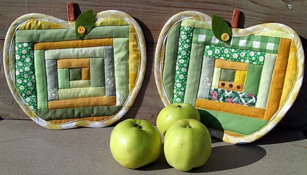 Patchwork: photo, how nice and easy to sew patchwork, pictures, what it is, potholders, program for a mug
