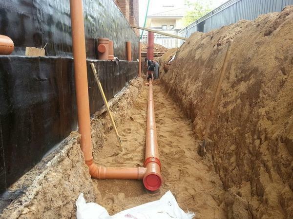 Drainage area: with a high level of groundwater, the device, with their own hands, the system, make draining the pipes correctly, draining