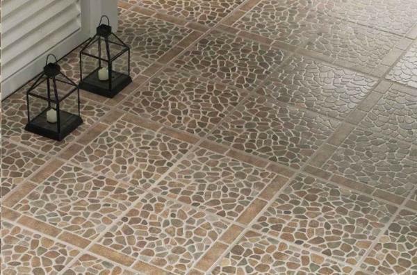 Keramisk granit gulv i køkkenet: foto keramiske fliser, der gennemgår, hvordan man vælger design, mat i hallen, video