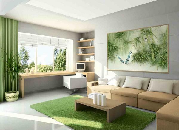 Al elegir el diseño, forma y color de los paneles de la pared en la sala de estar, es necesario tener cuidado para que se ajuste en su decoración para el hogar