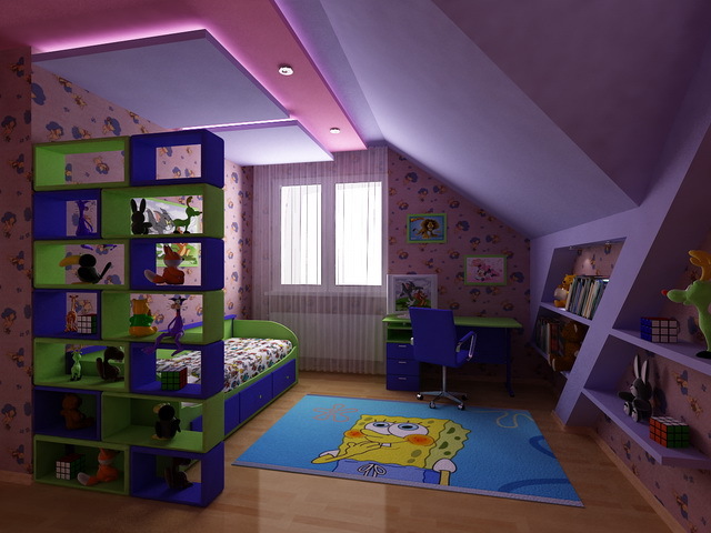 Design et barns værelse til en dreng