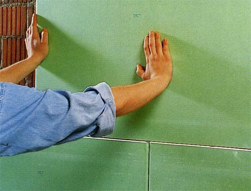 Med ramlösa montering gipsskivor kan anpassa väggarna