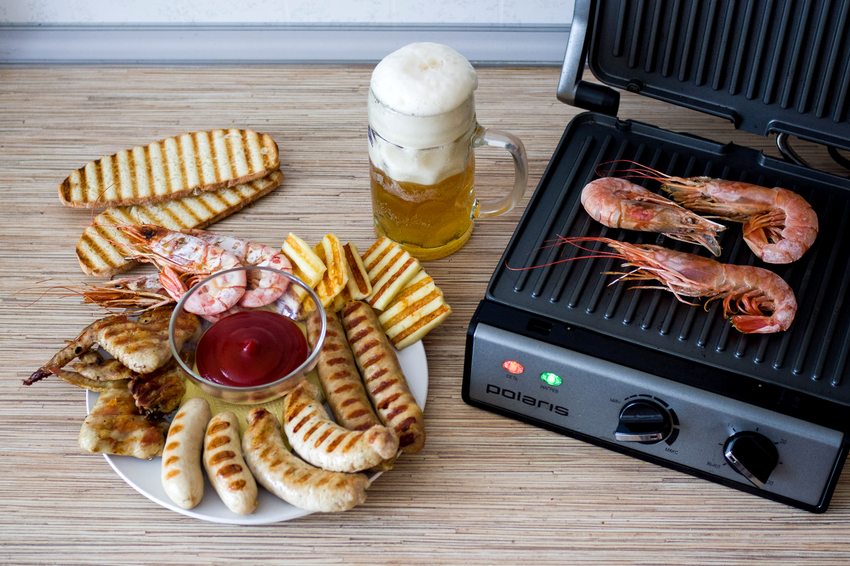 Electric grill for home: healthy food every day
