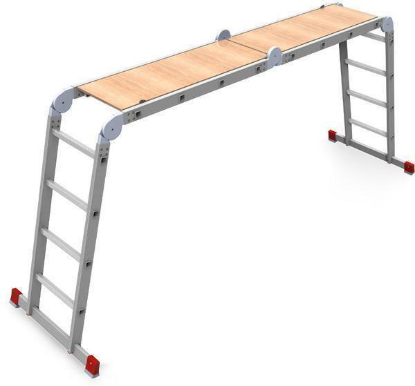 Ladder-transformator Alyumet 4x4: 4x6 aluminium, 444 T och 433 4x3, 4x5 455 recensioner av gångjärn