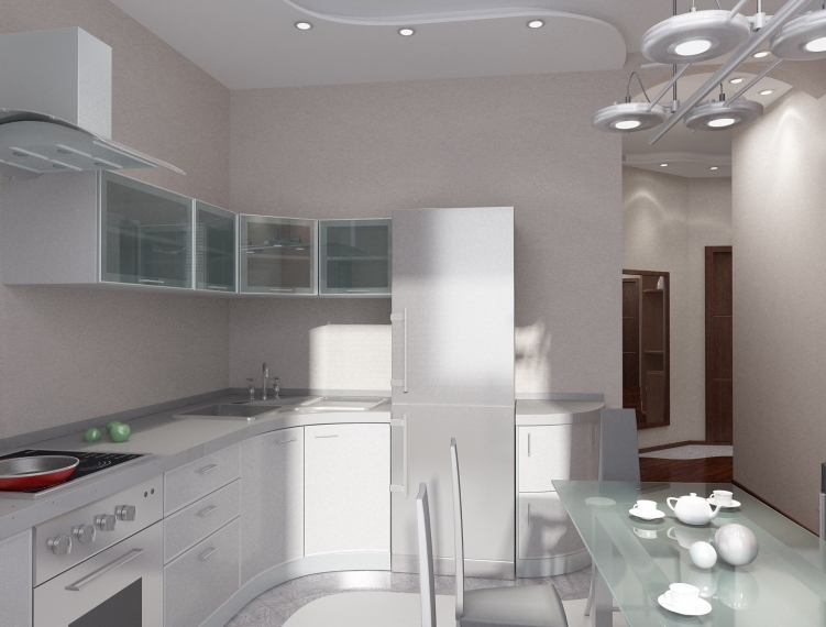 Beautiful kitchen interior: help to create a design in Art Nouveau style in a country house