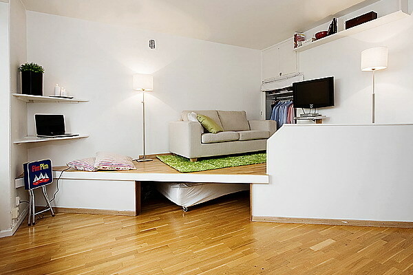 design of the room 24 square meters