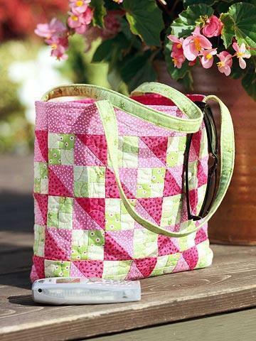 Bags in patchwork technique - it