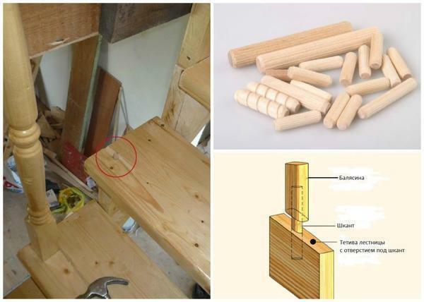 Uz pomoć drvenih čepova možete zatvoriti rupe potrebne za montažu