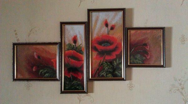 Çapraz Dikiş Triptych: Kayıt indir çiçekler, tek renkli resimleriyle olmadan kitleri ve ücretsiz olarak çizelgeleri,