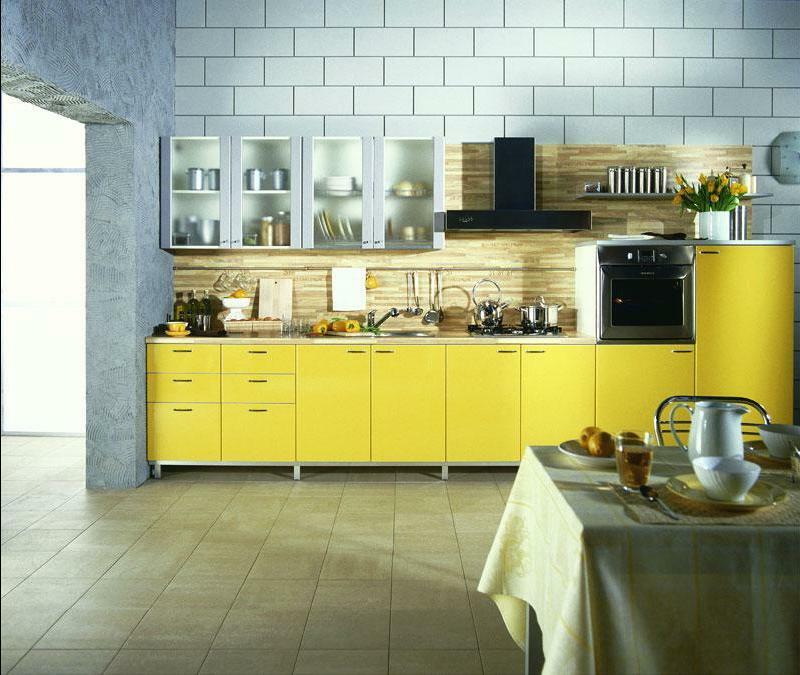 Design rectangular kitchen