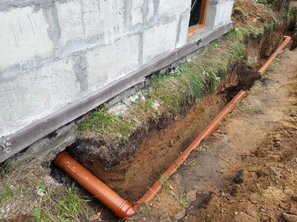 The type of sewage system used depends on the soil on the site