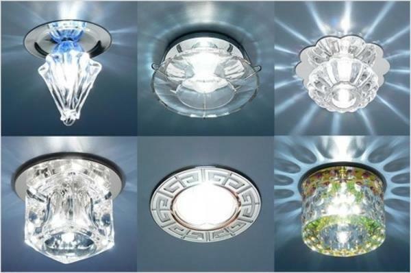 The diverse design of ceiling lights helps solve a variety of interior tasks