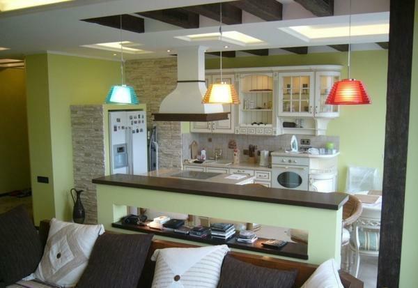 seleção competente de iluminação para uma área de cozinha de trabalho vai ajudar a simplificar o processo de cozimento