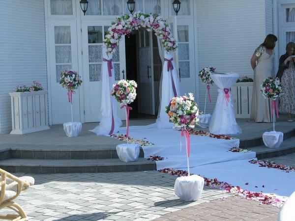 Topiaire peut décorer une fête de mariage