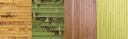 Sorter av bambu målningar