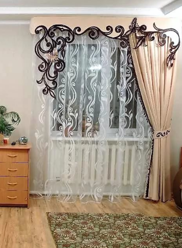 Bando for curtains - this is an original and beautiful decoration of the window