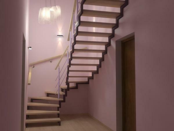 Za uređenje kuća za odmor odličan izbor je praktičan stubište od metalnih profila