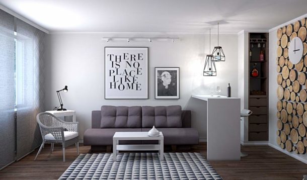 Wohnzimmer im skandinavischen Stil: 10 Fotos von Innenräumen