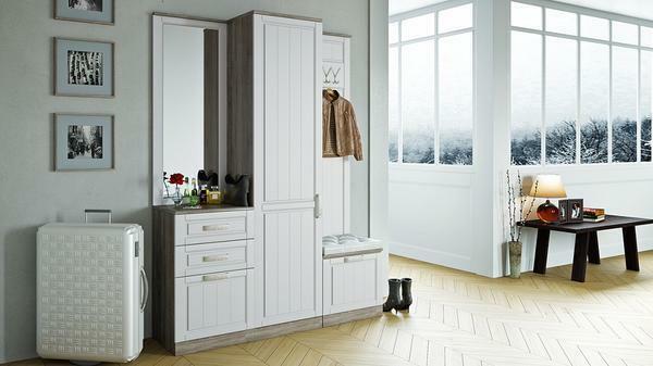 The wardrobe in the style of Provence is distinguished by its small size and excellent aesthetic qualities