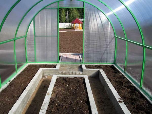 For optimal organization of space, it is necessary to effectively use every centimeter of the greenhouse