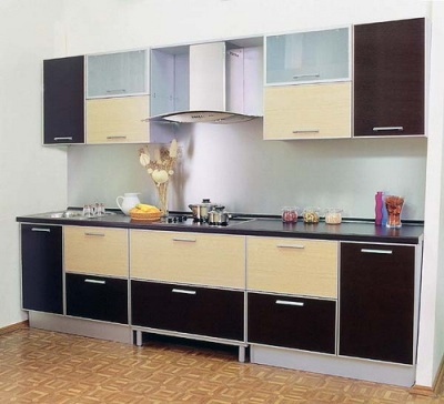 Kombinasi warna dalam interior dapur