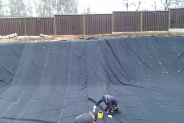 EPDM web can be used for artificial ponds