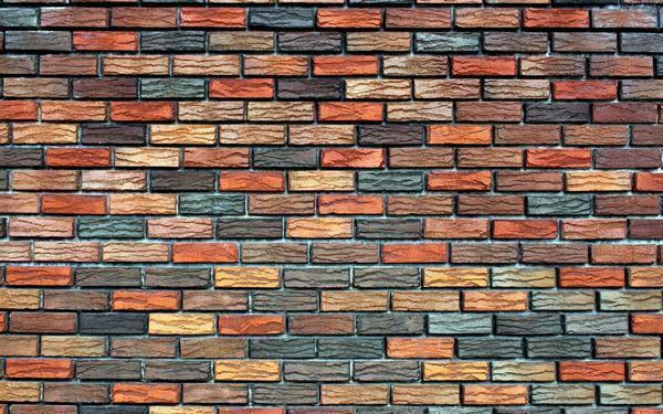 The natural laying of bricks can be conveyed by textural wallpaper