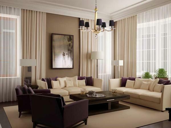 Excess sunlight can be corrected with curtains, curtains or blinds