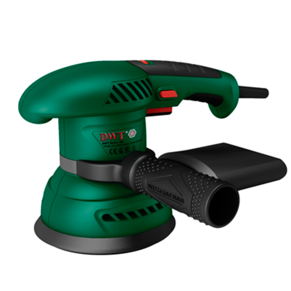 Orbital sander with a working surface of 125 mm diameter