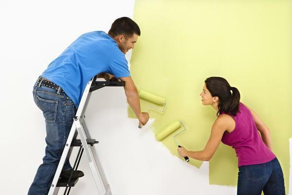 For best resultat maling på veggene bør påføres jevnt